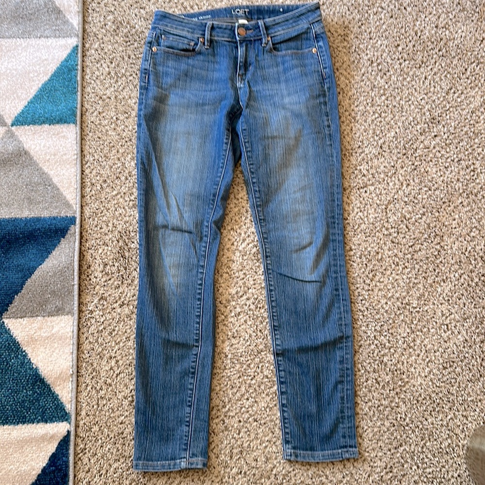 Ann Taylor 0 Curvy Skinny jeans